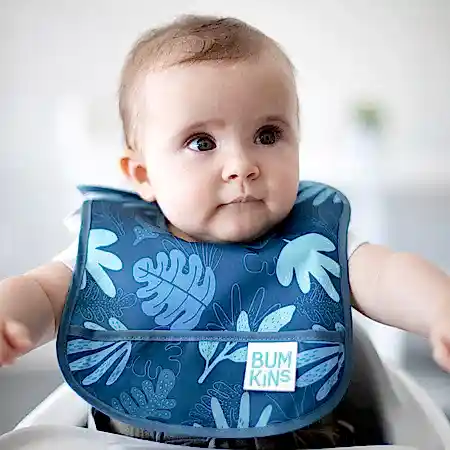 Bumkins Başlangıç Önlüğü (3-9 ay) 2li Paket - Dinosaurs & Blue Tropic - Önlük - Görsel 2