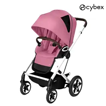 Cybex Talos S Lux Bebek Arabası Silver Magnolia Pink - Bebek Arabaları