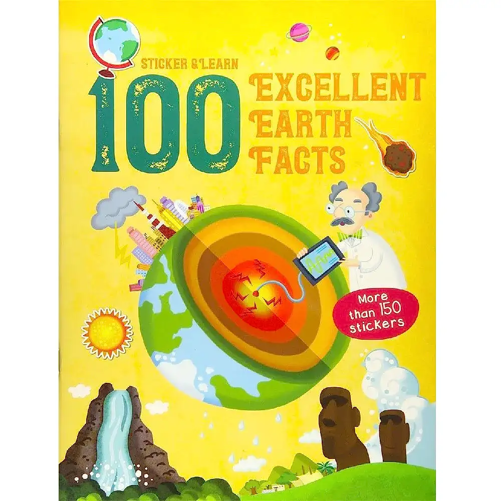 Yoyo 100 Facts Sticker and Learn: Excellent Earth Facts - Kitap