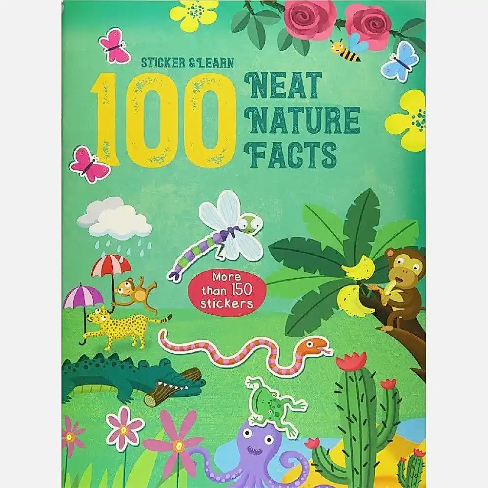 Yoyo 100 Facts Sticker and Learn: Neat Nature Facts - Kitap