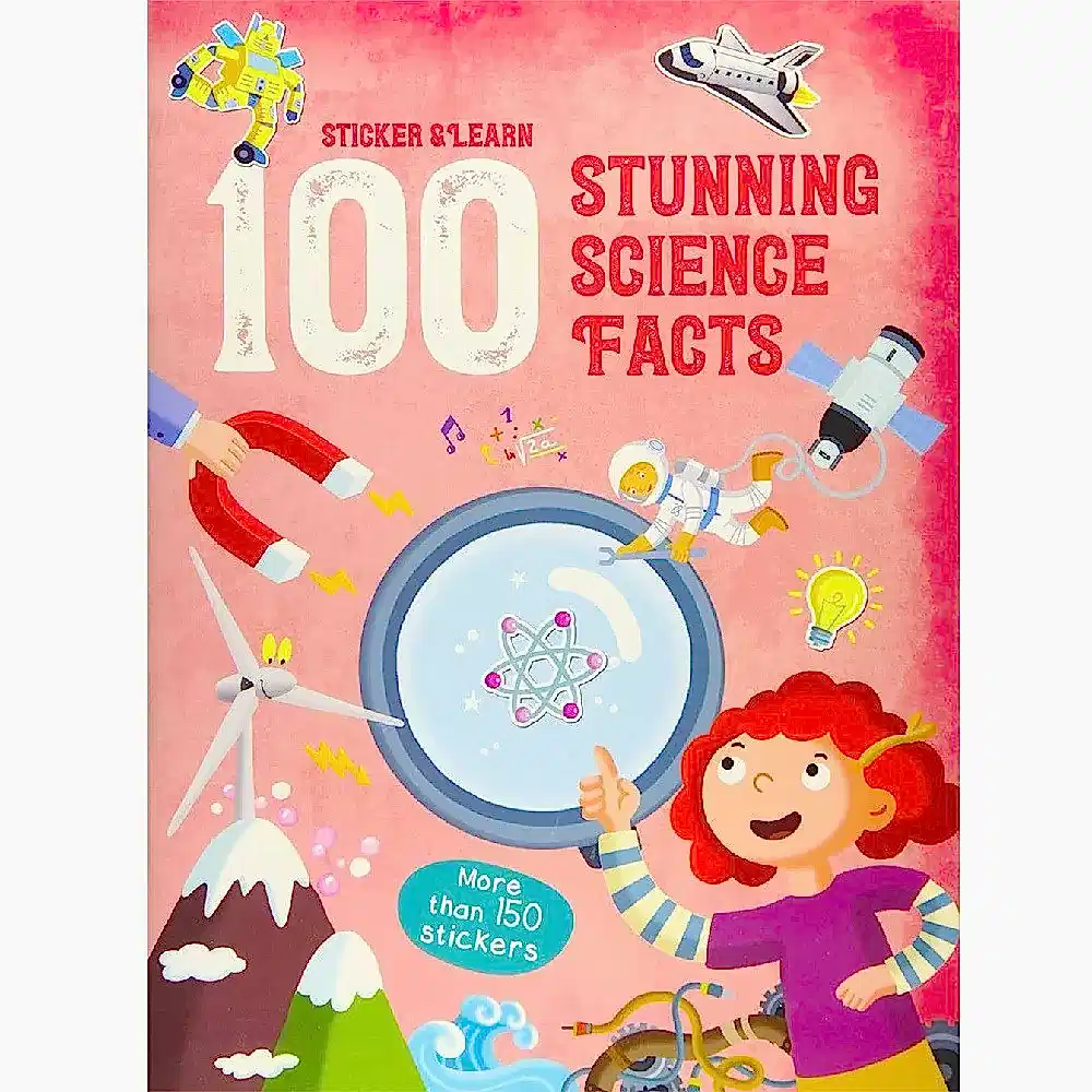 Yoyo 100 Facts Sticker and Learn: Stunning Science Facts - Kitap