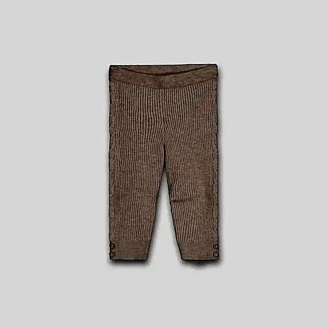 Mayoral Kışlık Kız Bebek Örme Triko Tayt Pantolon Bej