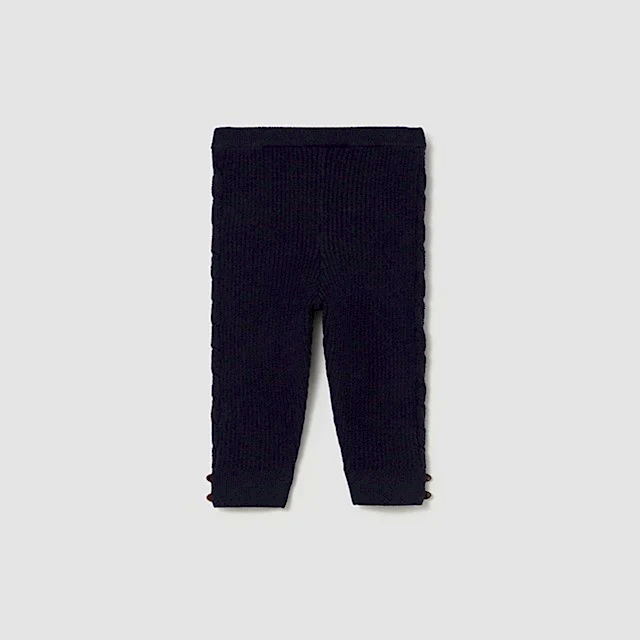 Mayoral Kışlık Kız Bebek Örme Triko Tayt Pantolon Lacivert
