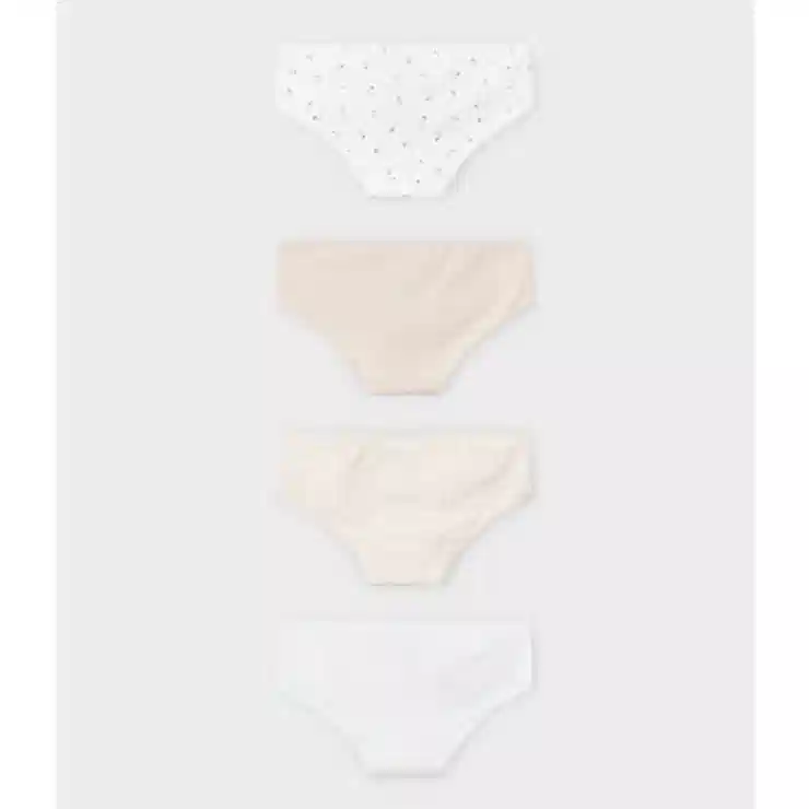 Mayoral Kız Külot Dörtlü Set Bej