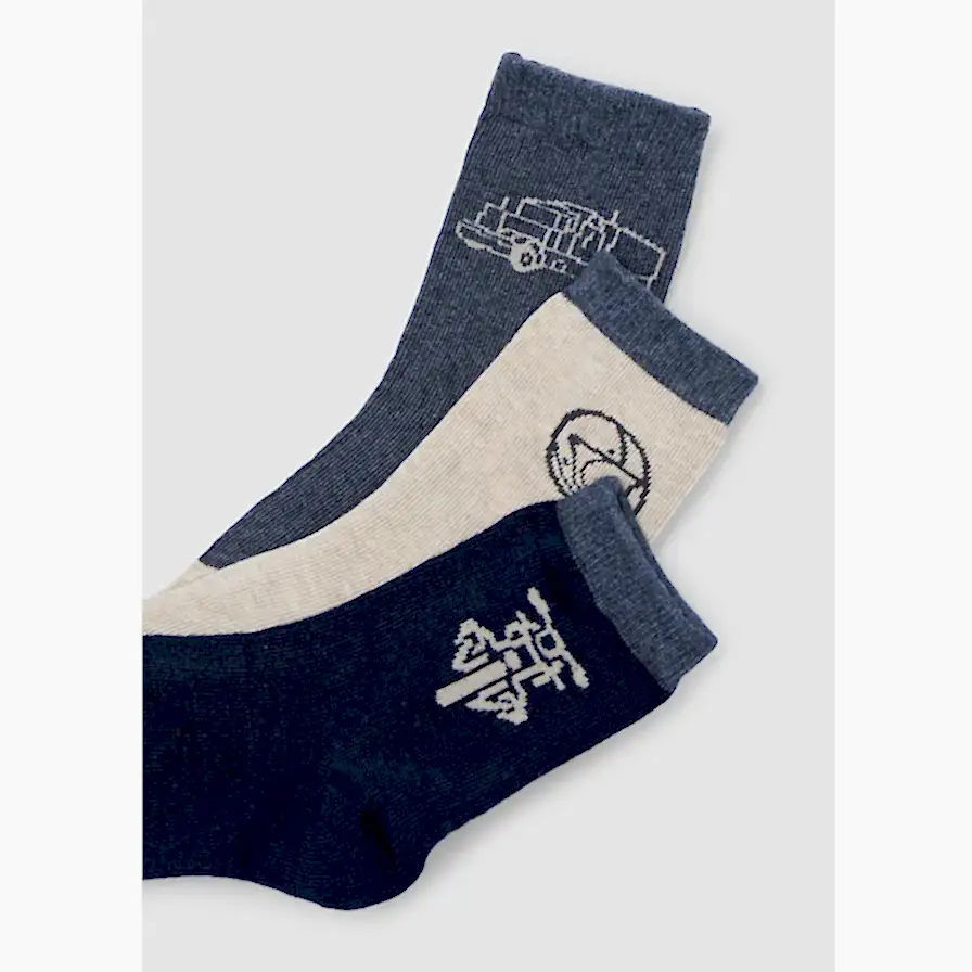 Mayoral Kışlık Erkek Çorap Üçlü Set Lacivert