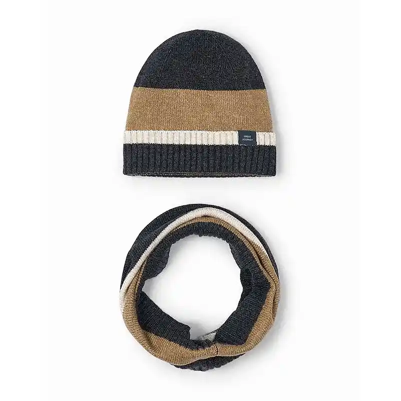 Mayoral Kışlık Erkek Örme Atkı Bere Set Gri