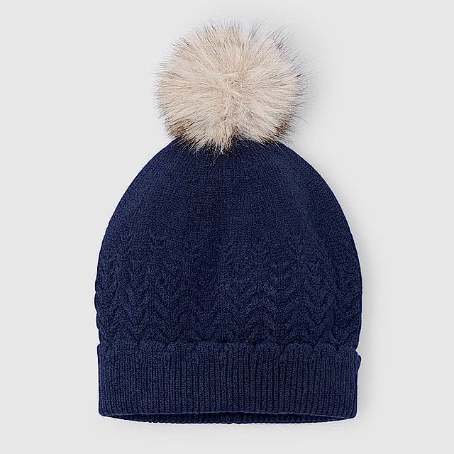 Mayoral Kışlık Kız Örme Bere Lacivert