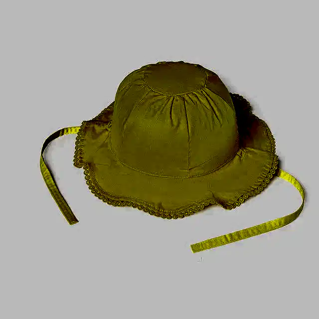 Mayoral Yazlık Kız Bebek Çift Taraflı Şapka Sarı