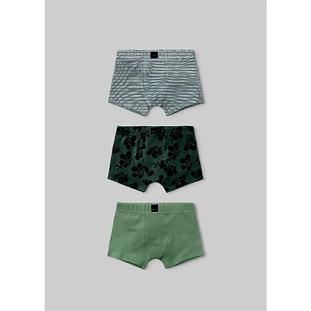 Mayoral Erkek Boxer Külot 3'lü Set Yeşil