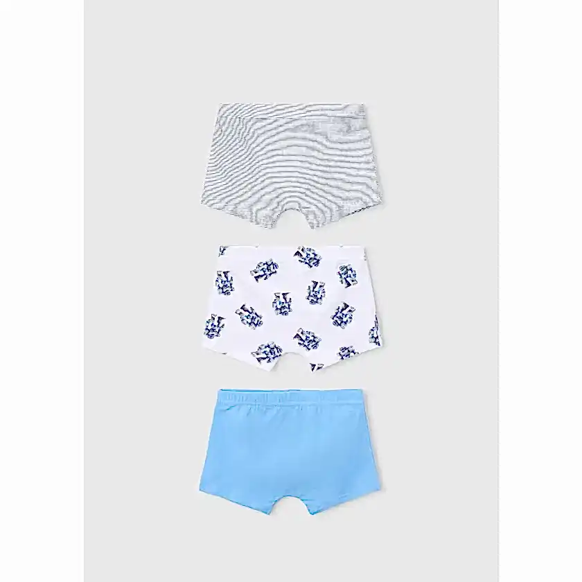 Mayoral Erkek Boxer Külot 3'lü Set Mavi