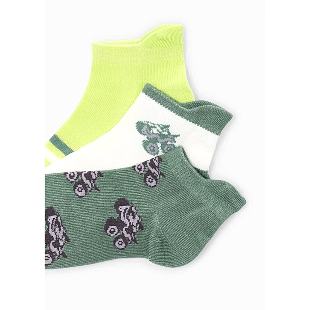 Mayoral Yazlık Erkek Kısa Çorap 3'lü Set Yeşil