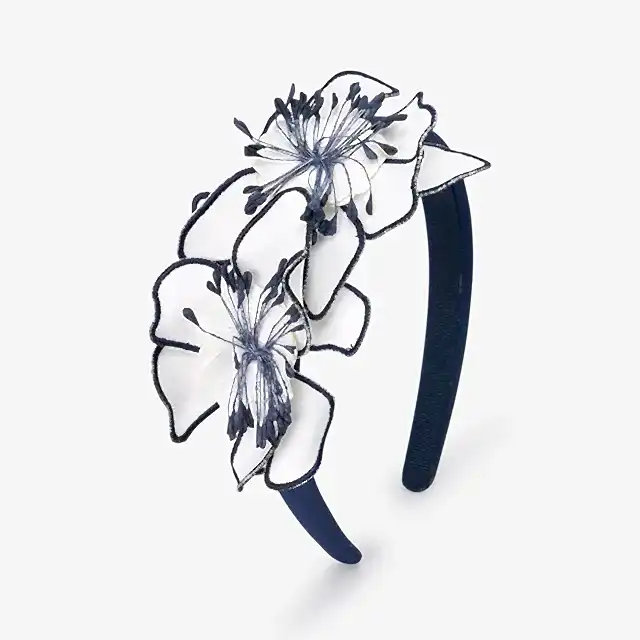 Mayoral Kız Çiçekli Saç Bandı Lacivert