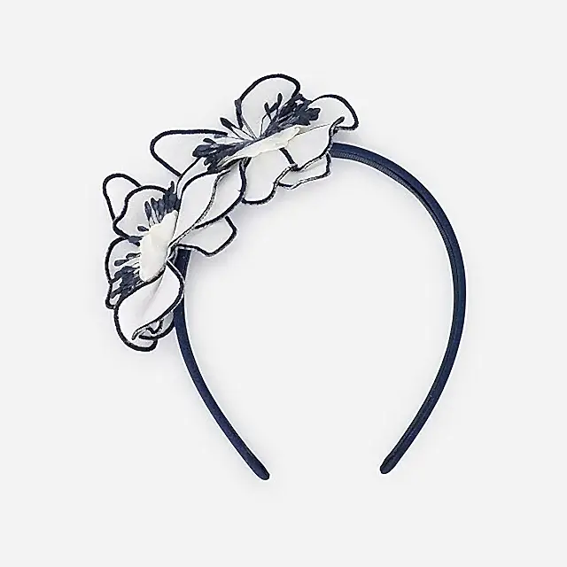 Mayoral Kız Çiçekli Saç Bandı Lacivert