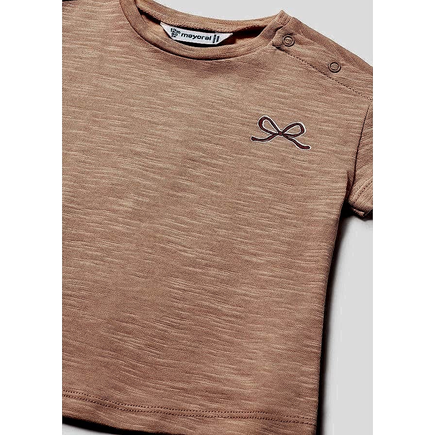 Mayoral Yazlık Kız Bebek Kısa Kol T-shirt Turuncu