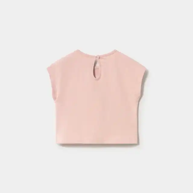 Mayoral Yazlık Kız Bebek Kısa Kol T-shirt Pembe