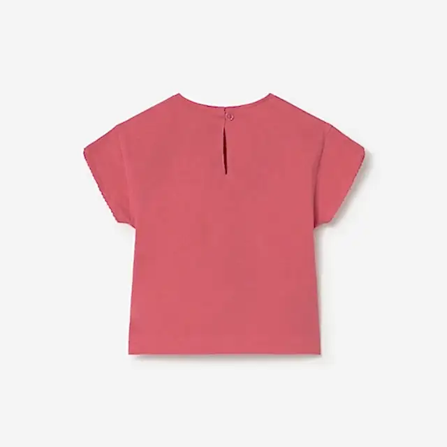 Mayoral Yazlık Kız Bebek Kısa Kol T-shirt Kırmızı