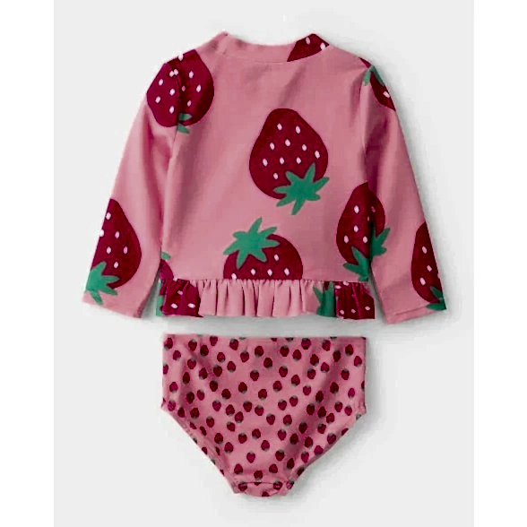 Carter's Kız Bebek Güneş Koruyucu Mayo Set Pembe