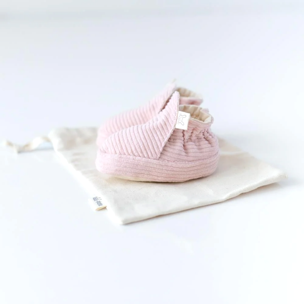 Mama Yoyo Kaydırmaz Kadife Patik Pembe