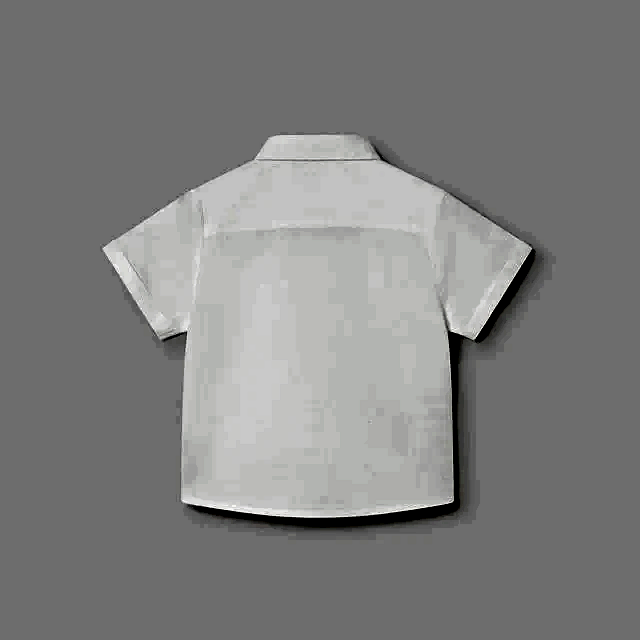 Mayoral Yazlık Erkek Bebek Kısa Kol Gömlek Beyaz