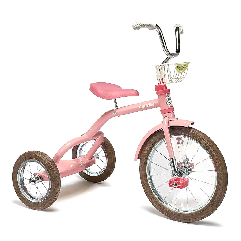 Italtrike Üç Tekerlekli Çelik Bisiklet - Pembe