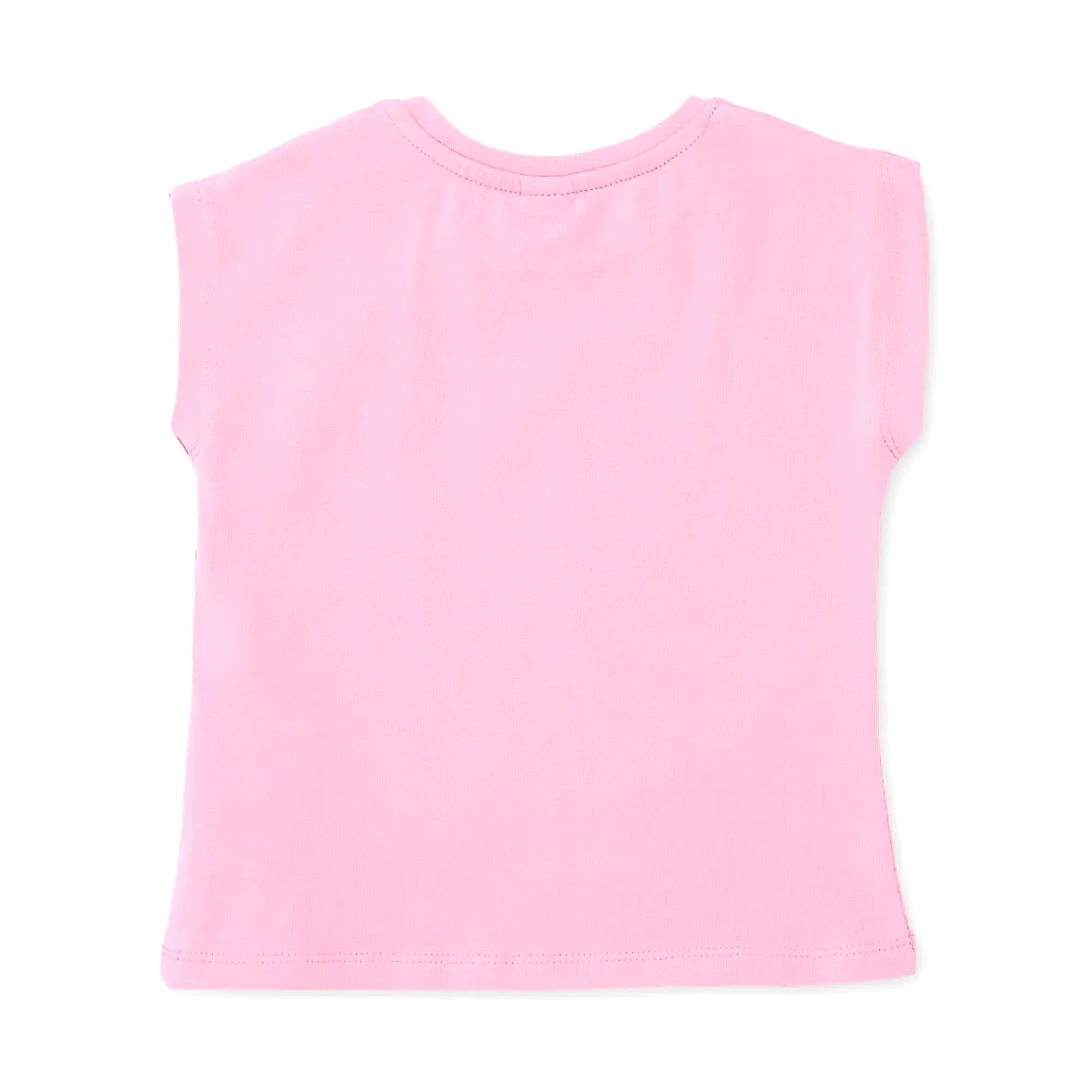 Tuc Tuc Yazlık Kız Bebek Kolsuz T-shirt Pembe