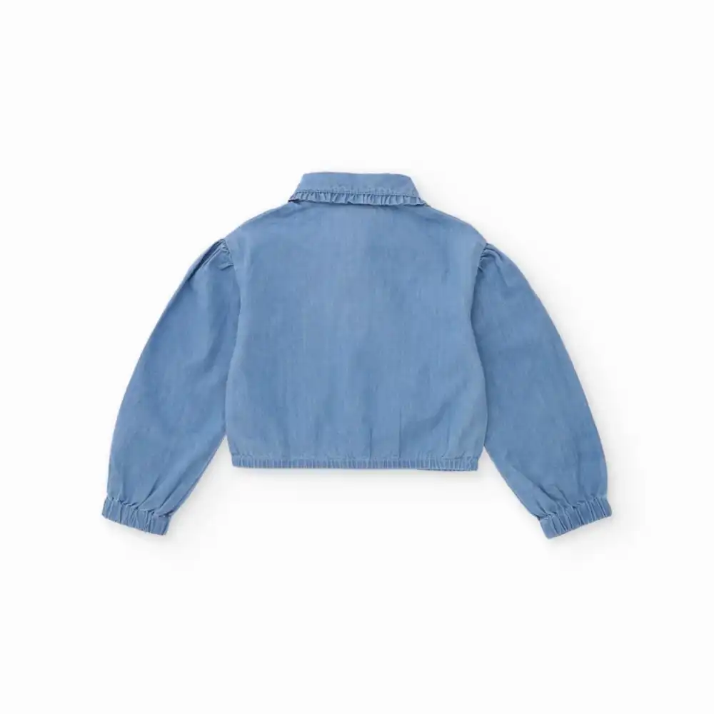 Tuc Tuc Kız Bebek Denim Gömlek Mavi