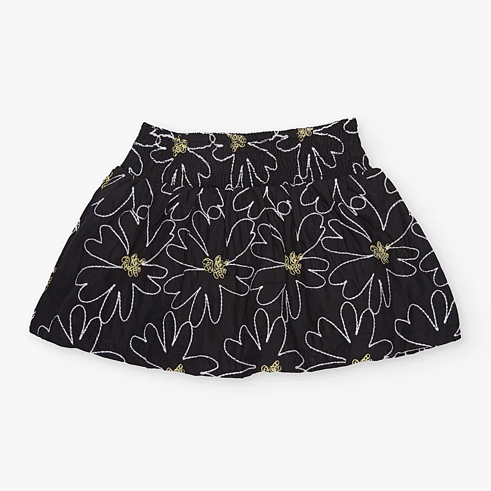 Tuc Tuc Yazlık Kız Bebek Etek Siyah