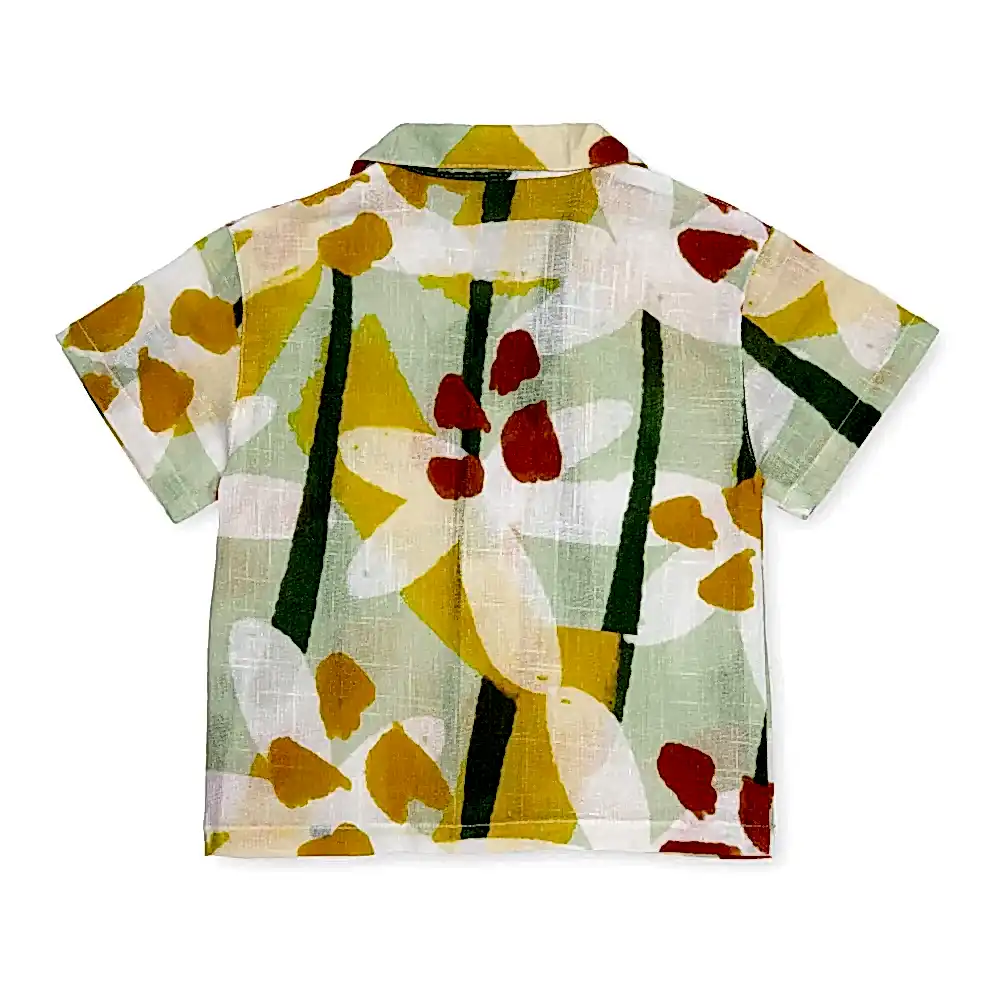 Tuc Tuc Erkek Bebek Kısa Kol Gömlek Sarı