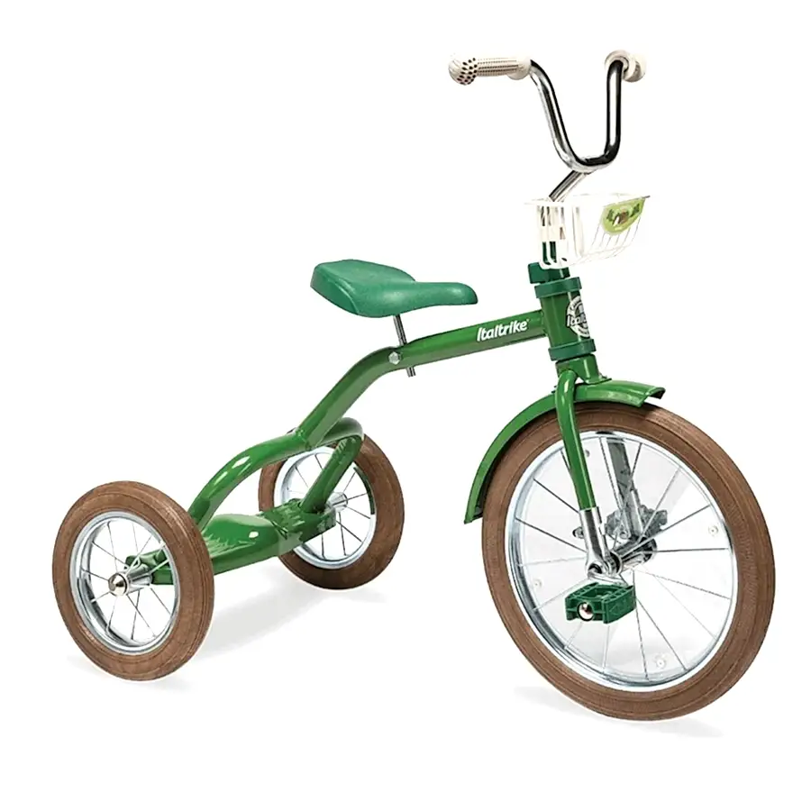 Italtrike Üç Tekerlekli Çelik Bisiklet - Yeşil