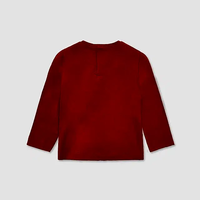 Mayoral Kışlık Kız Bebek Uzun Kol T-shirt Kırmızı