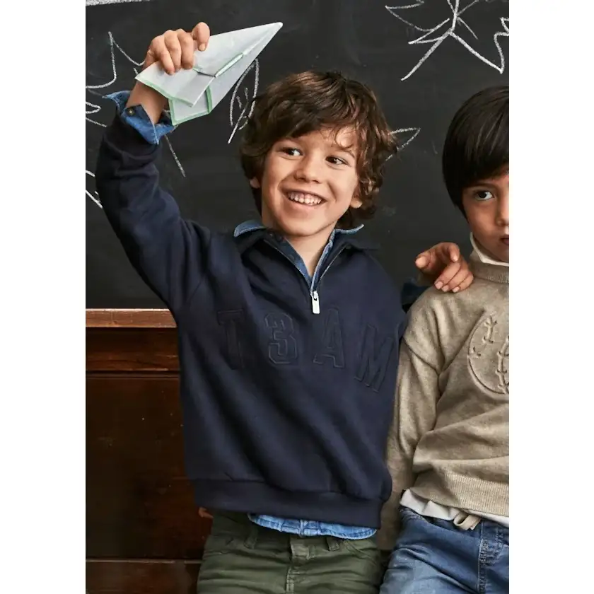 Mayoral Kışlık Erkek Uzun Kol Sweatshirt Lacivert