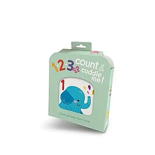 MegaKidsLab 1,2,3 Count & Cuddle Me: Elephant Eğitici Kitap