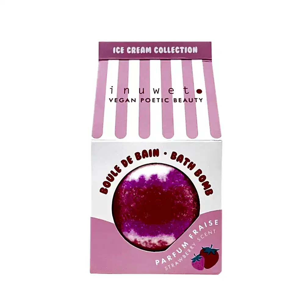 Inuwet Icecream Çilek Banyo Bombası