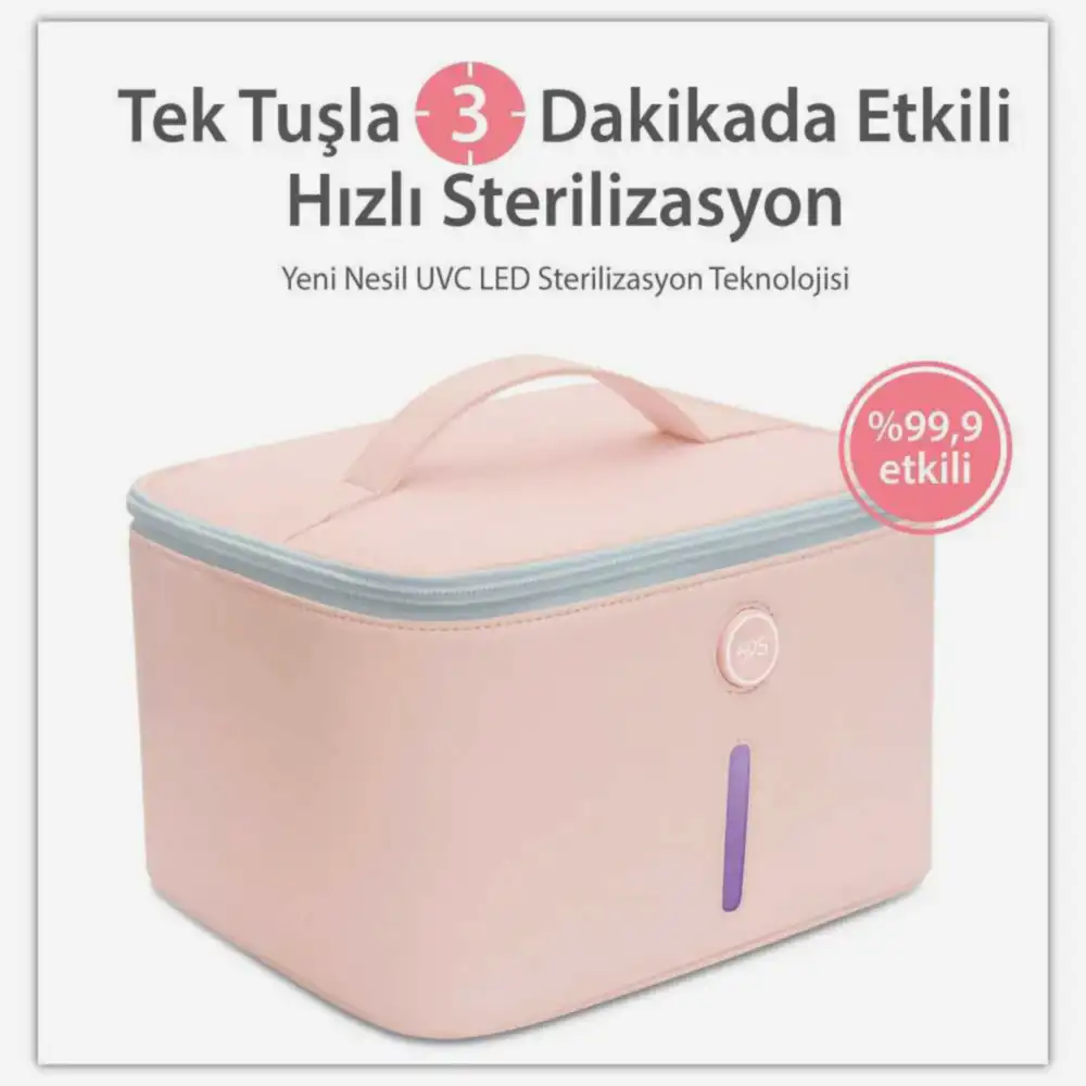 Deerma P26 Ultraviyole (UVC) Çok Fonksiyonlu Sterilizasyon Çantası - Robot & Isıtıcı & Sterilazatör - Görsel 2