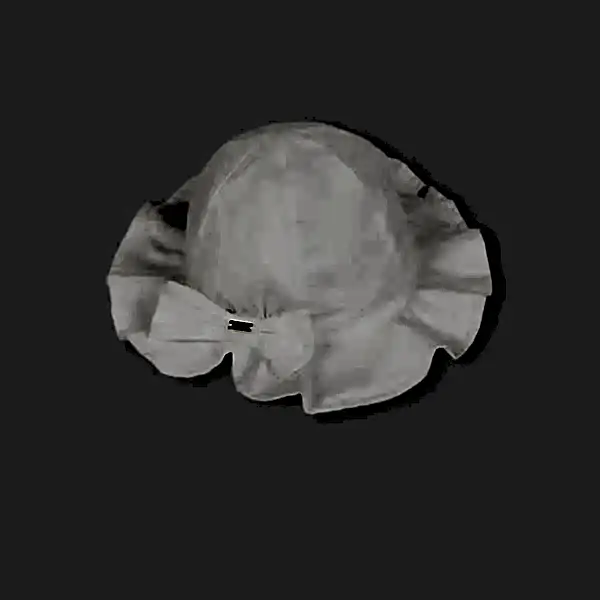 Mayoral Yazlık Kız Bebek Gabardin Şapka Beyaz