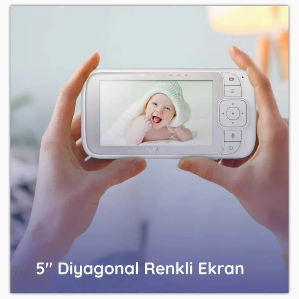 Hubble Nursery View PRO 5’’ Dijital Ekranlı Bebek Kamerası