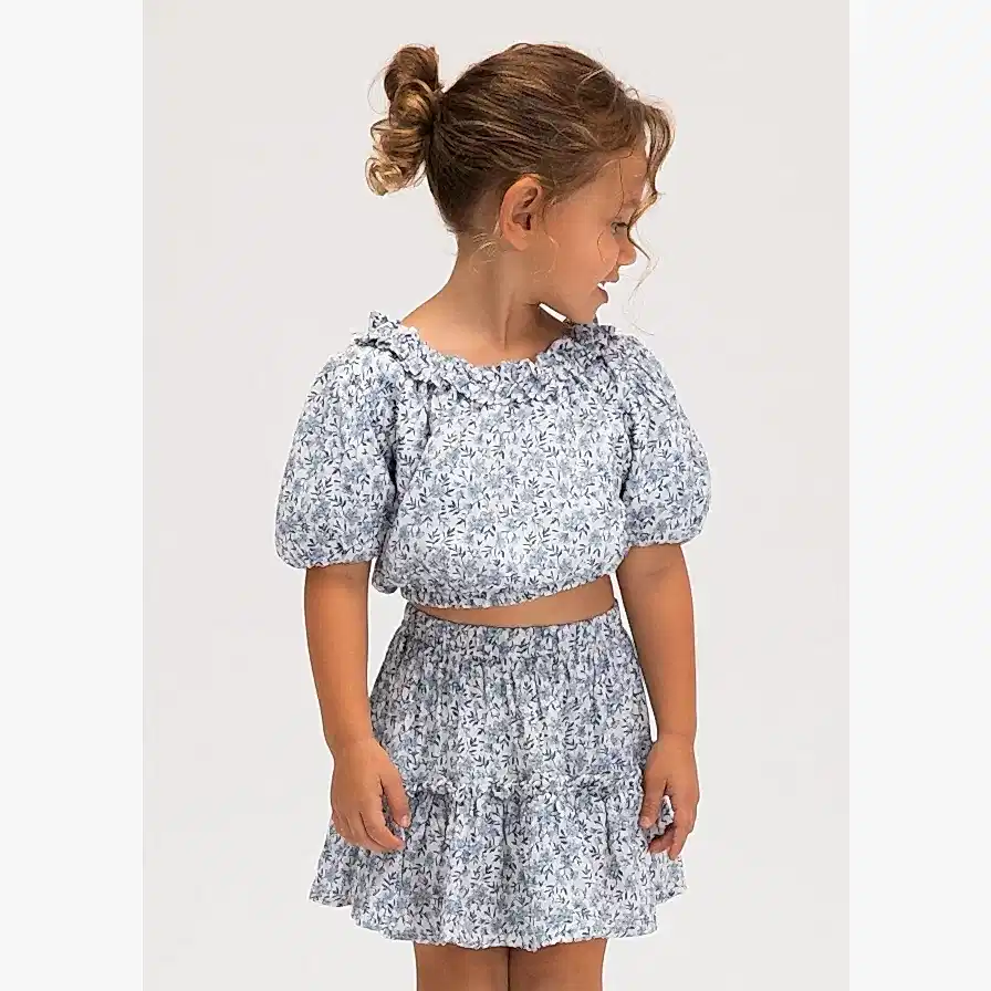 Mayoral Yazlık Kız Etek Mavi