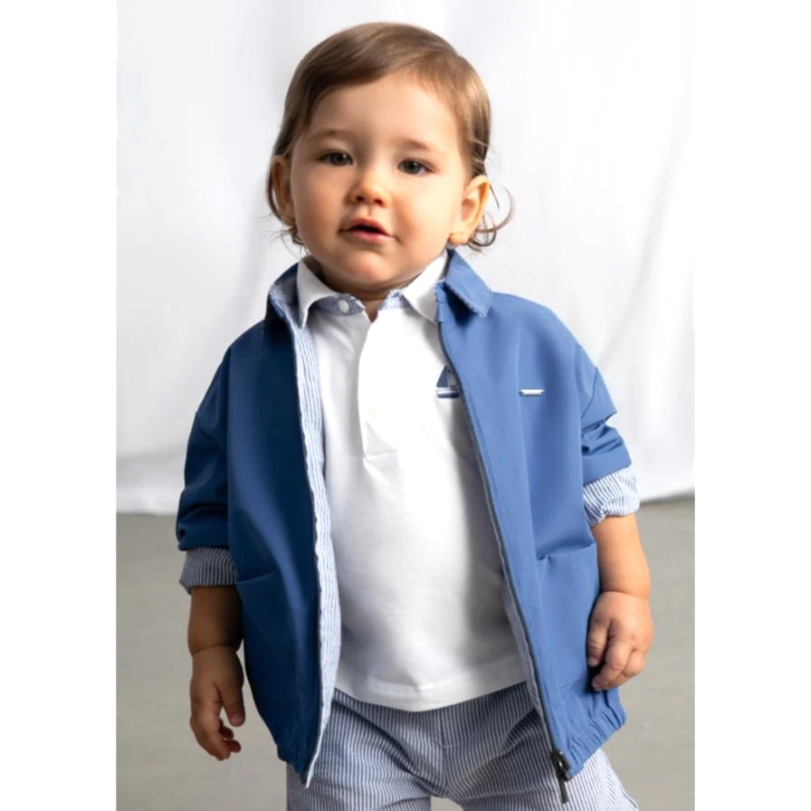 Mayoral Yazlık Erkek Bebek Çift Taraflı Rüzgarlık Mavi