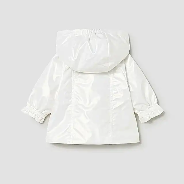 Mayoral Yazlık Kız Bebek Çift Taraflı Rüzgarlık Beyaz