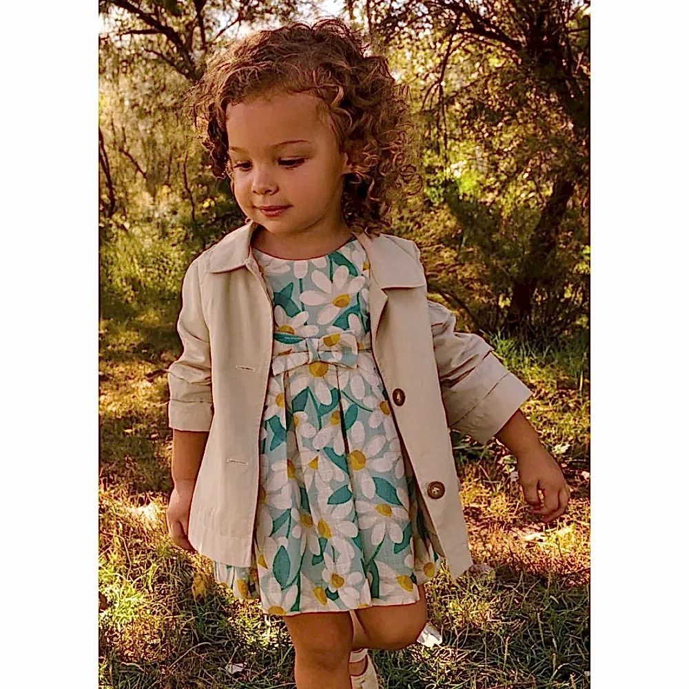 Mayoral Yazlık Kız Bebek Yağmurluk Bej