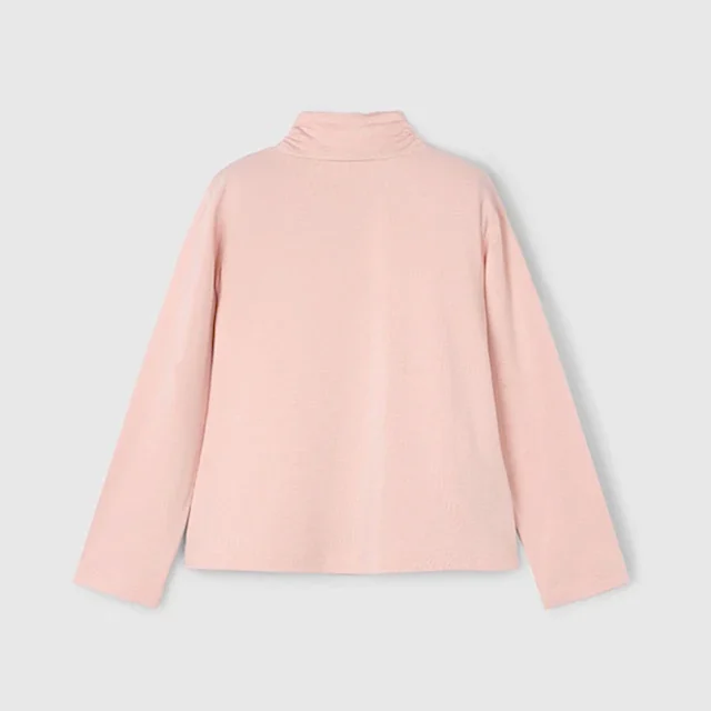 Mayoral Kışlık Kız Basic Yarım Balıkçı Viskos Bluz Pembe