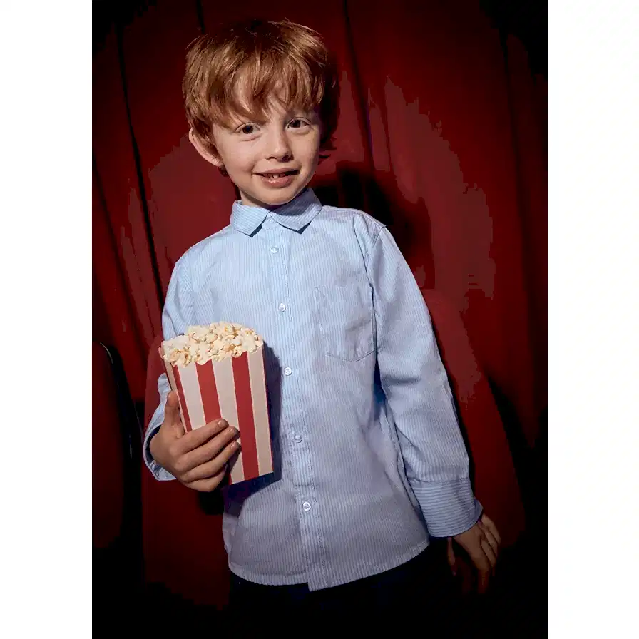 Mayoral Kışlık Erkek Basic Uzun Kol Gömlek Mavi