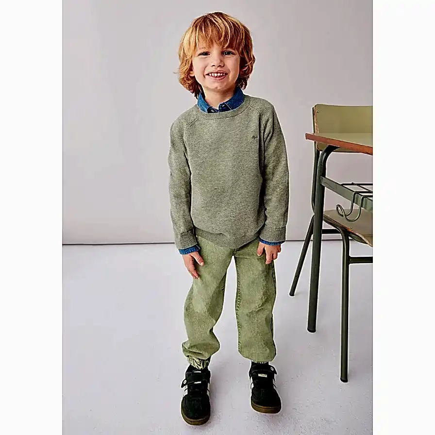 Mayoral Kışlık Erkek Örme Kazak Yeşil