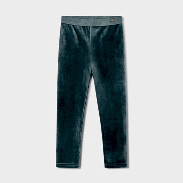 Mayoral Kışlık Kız Kadife Tayt Pantolon Yeşil