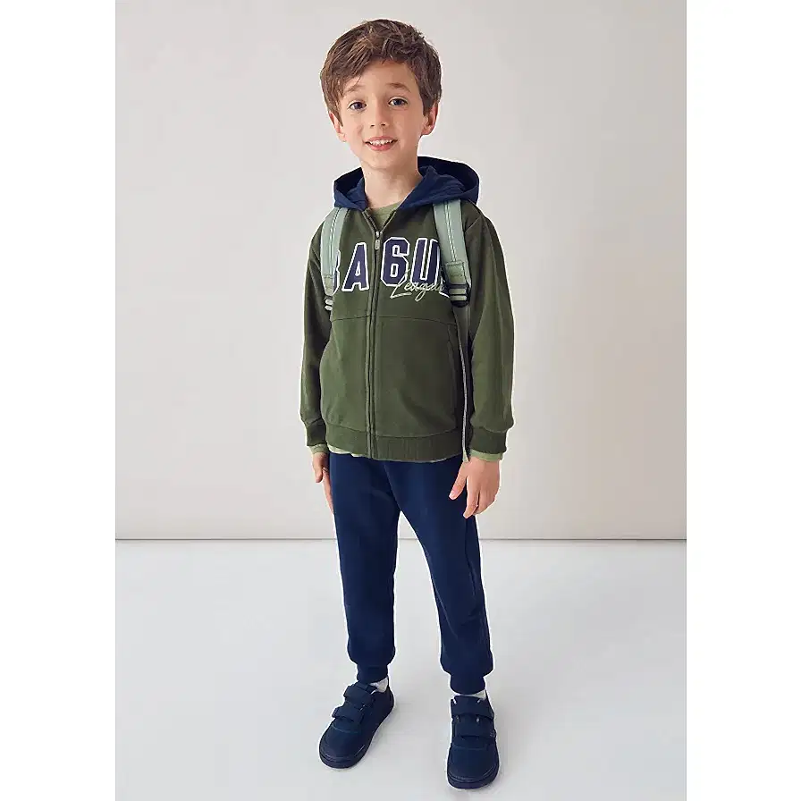 Mayoral Kışlık Erkek Ceket Eşofman Üçlü Set Yeşil