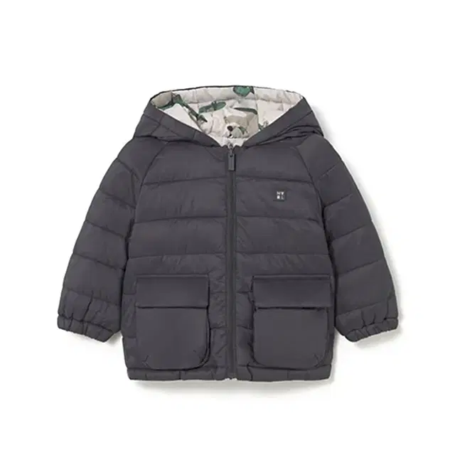 Mayoral Kışlık Erkek Bebek Çift Taraflı Kapşonlu Mont Gri