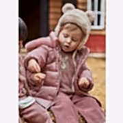 Mayoral Kışlık Kız Bebek Kapşonlu Uzun Mont Pembe