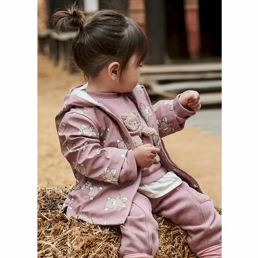 Mayoral Kışlık Kız Bebek Kapşonlu Yağmurluk Pembe