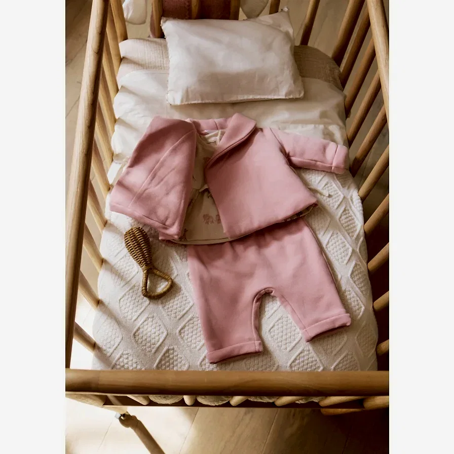 Mayoral Kışlık Kız Bebek Sweatshirt Eşofman Ceket Set Pembe