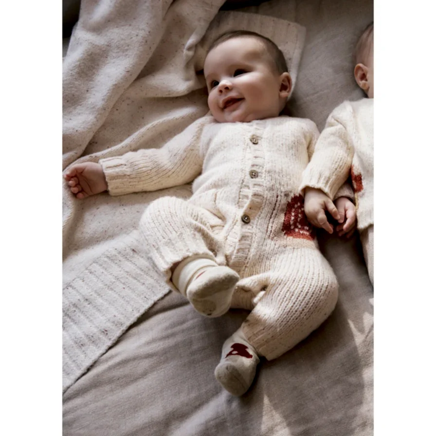 Mayoral Kışlık Erkek Bebek Örme Tulum Ekru